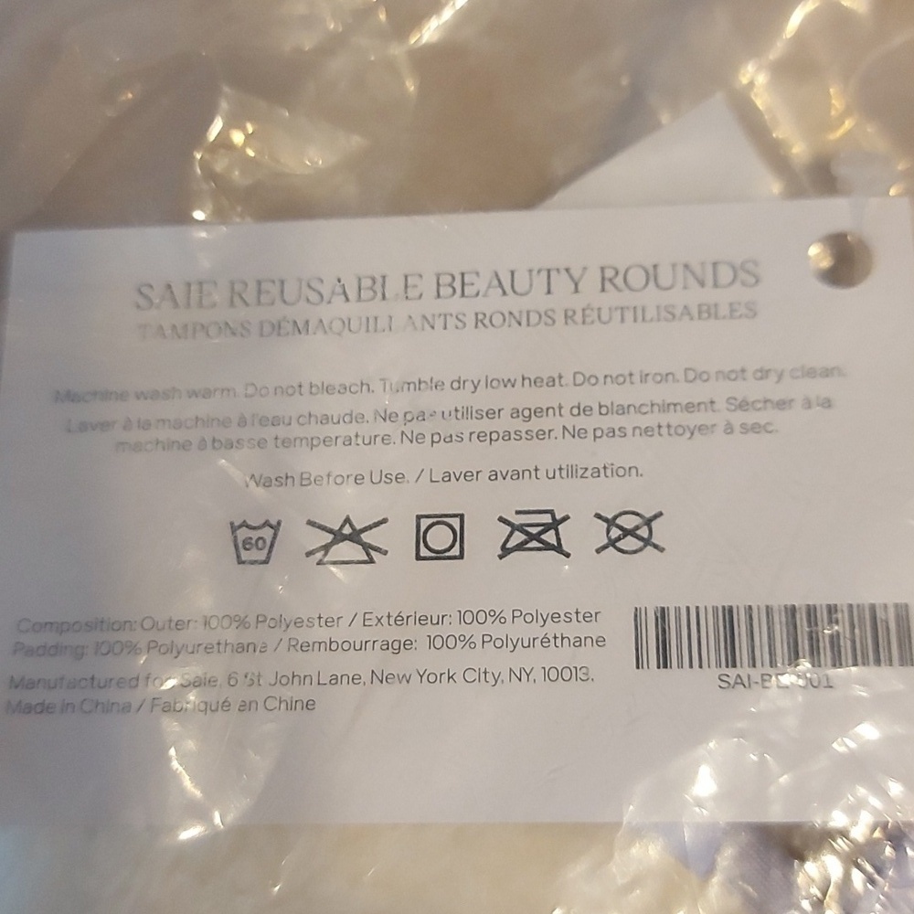Saie Reusable Beauty Rounds x3 - Picture 4 of 4